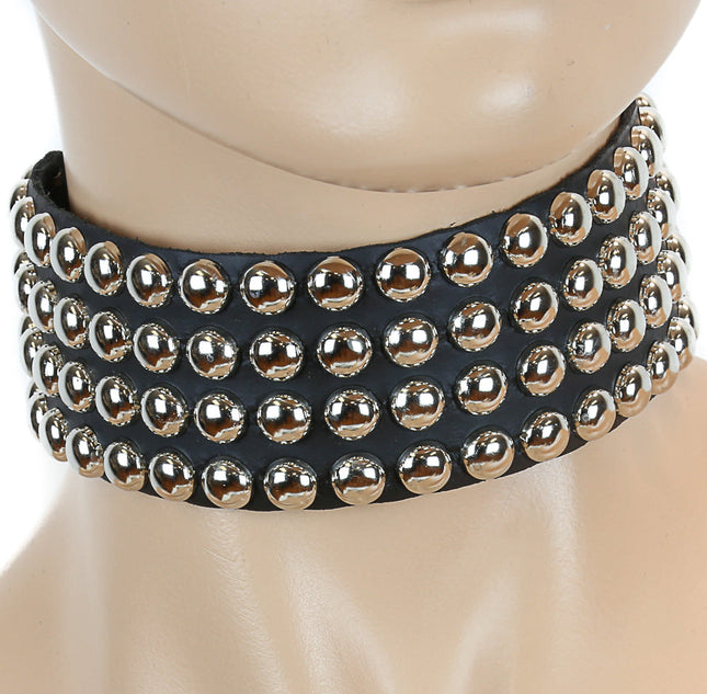 FC125 4 ROW ROUND STUD CHOKER