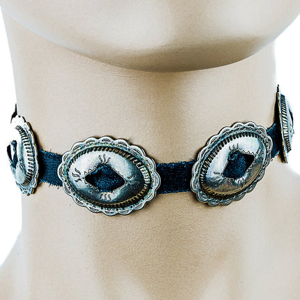 FC158 OVAL CONCHO NECKLACE