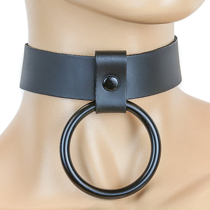 FC170  LARGE RING BONDAGE CHOKER