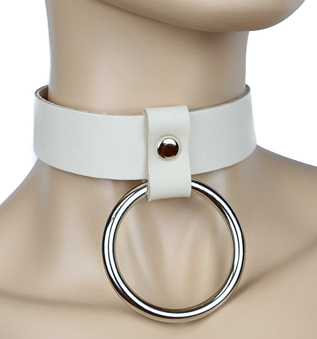 FC170TAN LARGE RING TAN CHOKER