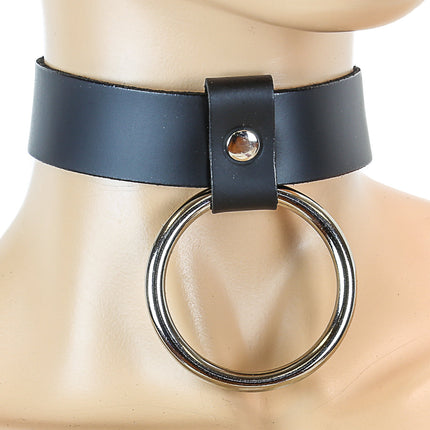 FC170  LARGE RING BONDAGE CHOKER