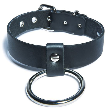 FC170  LARGE RING BONDAGE CHOKER
