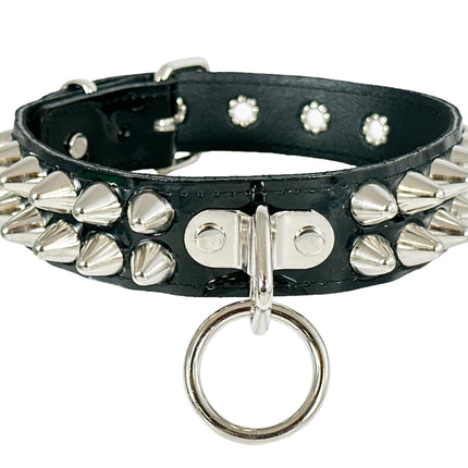 FC173 NEON UK77 STUDDED BONDAGE CHOKER