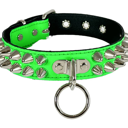 FC173 NEON UK77 STUDDED BONDAGE CHOKER