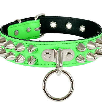 FC173 NEON UK77 STUDDED BONDAGE CHOKER