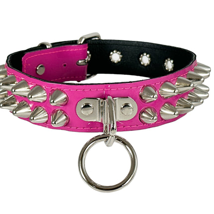 FC173 NEON UK77 STUDDED BONDAGE CHOKER