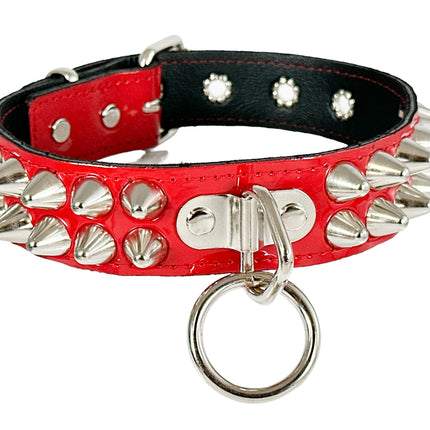 FC173 NEON UK77 STUDDED BONDAGE CHOKER