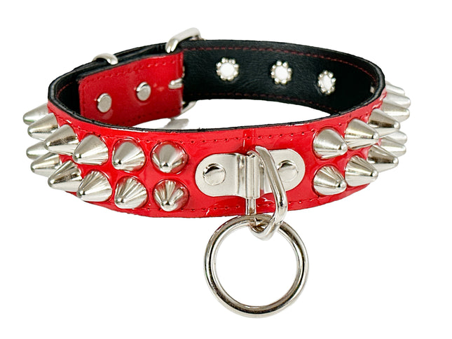 FC173 NEON UK77 STUDDED BONDAGE CHOKER