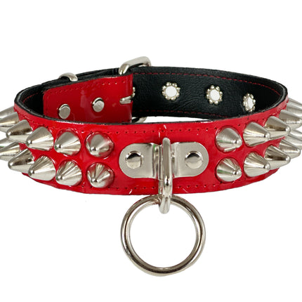 FC173 NEON UK77 STUDDED BONDAGE CHOKER