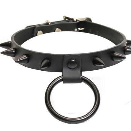 FC203SC  LARGE RING CONE SPIKE CHOKER