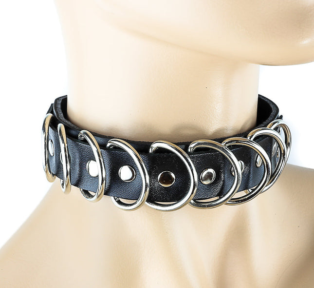 FC207  D RING BONDAGE CHOKER
