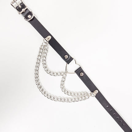 FC240  HEART CHAIN CHOKER