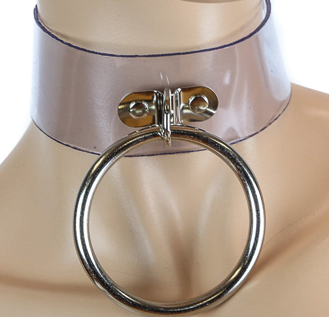FC273VN-CLR 1 3/4" CLEAR VINYL CHOKER WITH 2 1/2"