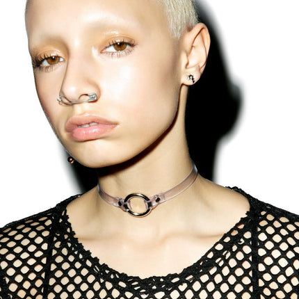 FC290VN-CLR 1/4 CLEAR VINYL -O- RING CHOKER