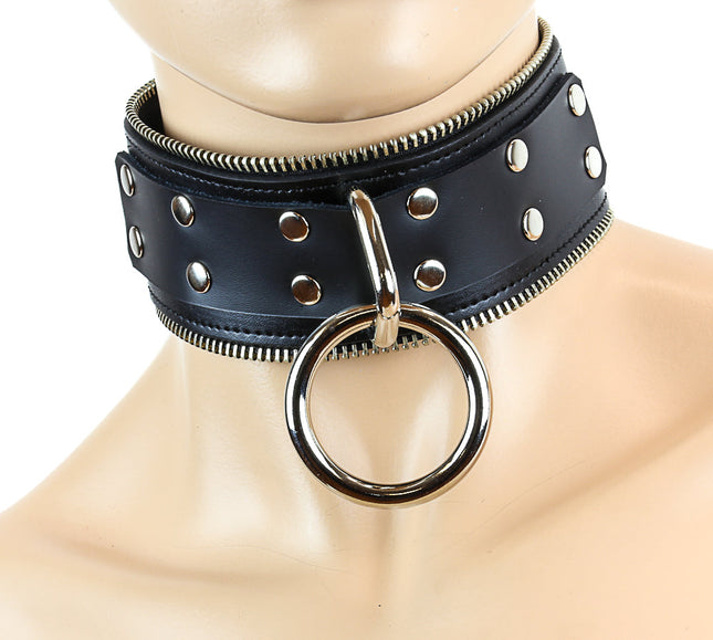 FC356 1 3/4" ZIPPER EDGE BONDAGE CHOKER