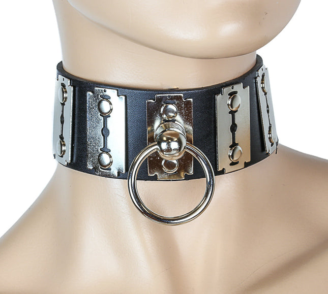 FC370 RAZOR BLADE BONDAGE CHOKER