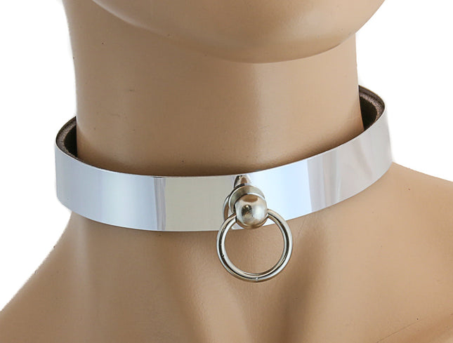 FC405SIL 3/4" METAL PLATE KITTY COLLAR