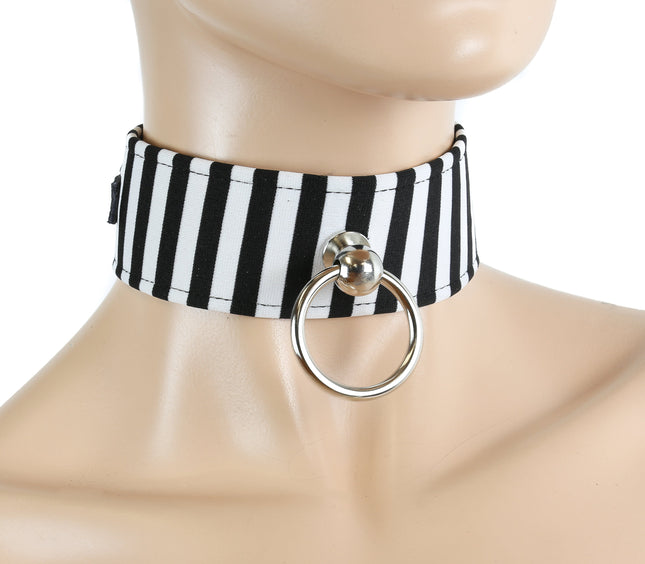 FC495STP 1 3/4" STRIPE O RING CHOKER CK298 STYLE