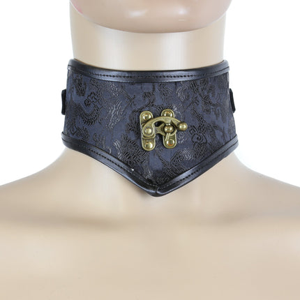 FC512 BROCADE POSTURE COLLAR WITH C-LOCK