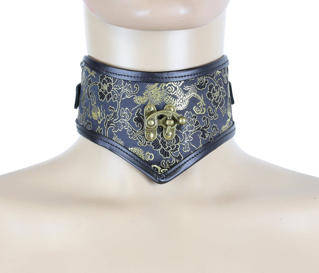 FC512 BROCADE POSTURE COLLAR WITH C-LOCK
