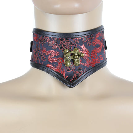 FC512 BROCADE POSTURE COLLAR WITH C-LOCK