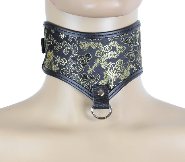 FC513 BROCADE POSTURE COLLAR WITH D RING
