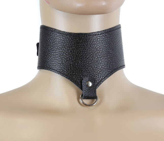 FC513L LEATHER POSTURE COLLAR WITH D RING