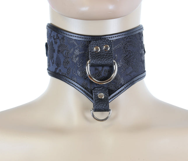 FC515 BROCADE POSTURE COLLAR WITH DOUBLE D RING