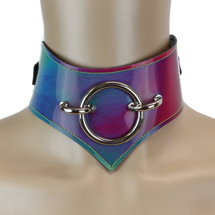 FC519RN RAINBOW POSTURE COLLAR WITH MIDDLE RING