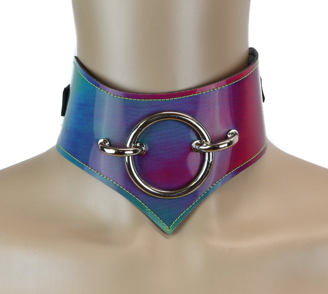 FC519RN RAINBOW POSTURE COLLAR WITH MIDDLE RING