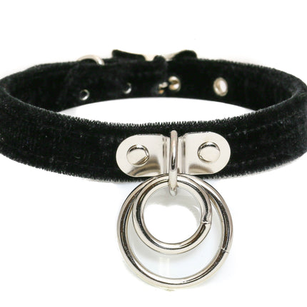 FC264VELVET DOUBLE RING BONDAGE