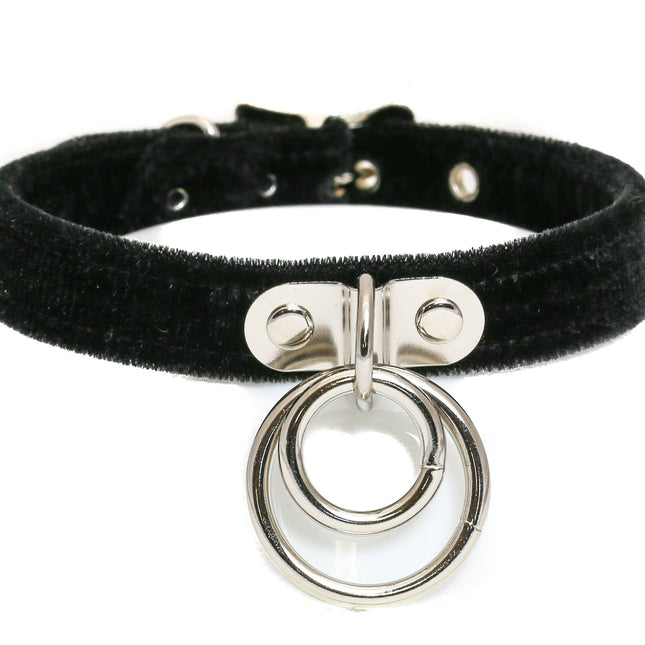 FC264VELVET DOUBLE RING BONDAGE