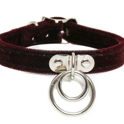 FC264VELVET DOUBLE RING BONDAGE