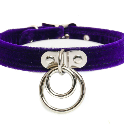 FC264VELVET DOUBLE RING BONDAGE