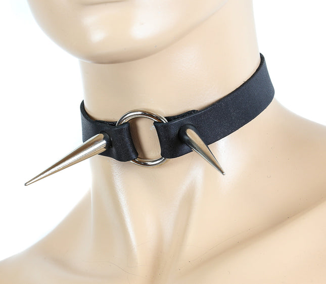 FC537 3" CONE SPIKE VAMPIRE CHOKER