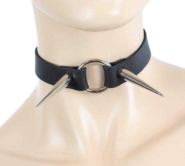 FC537 3" CONE SPIKE VAMPIRE CHOKER