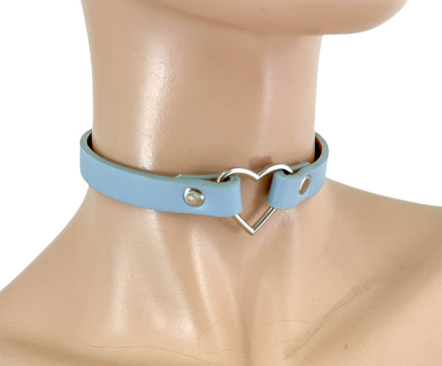 FC224M SMALL HEAR SKINNY VEGAN CHOKER