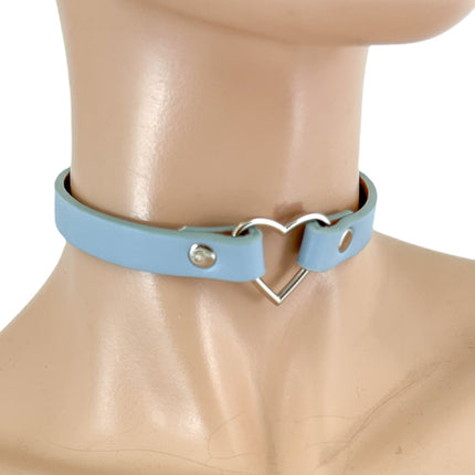 FC224 SMALL HEAR SKINNY VEGAN CHOKER