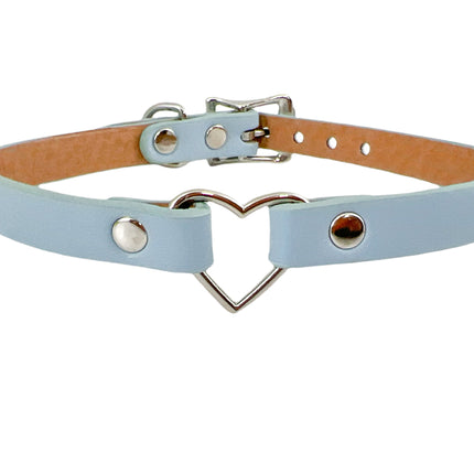 FC224 SMALL HEAR SKINNY VEGAN CHOKER