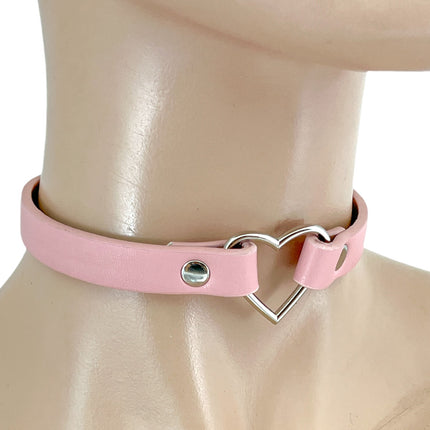 FC224 SMALL HEAR SKINNY VEGAN CHOKER