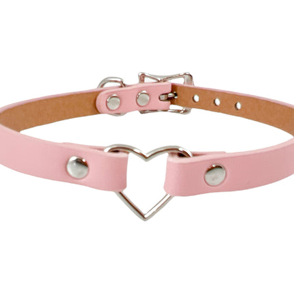 FC224 SMALL HEAR SKINNY VEGAN CHOKER