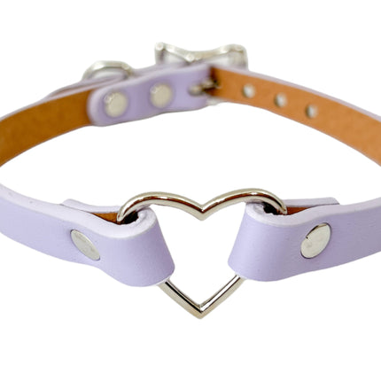 FC224 SMALL HEAR SKINNY VEGAN CHOKER