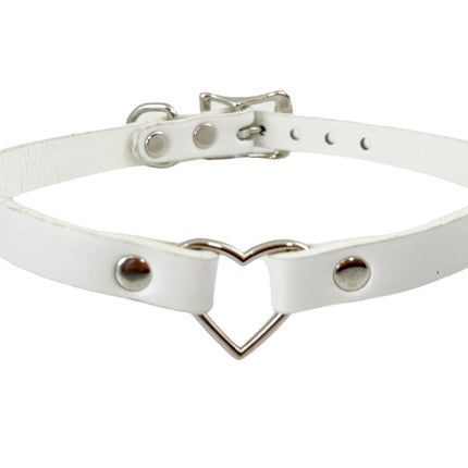 FC224 SMALL HEAR SKINNY VEGAN CHOKER