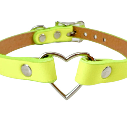 FC224 SMALL HEAR SKINNY VEGAN CHOKER