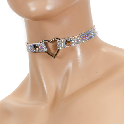 FC224 HOLOGRAPHIC RAINBOW SMALL HEART