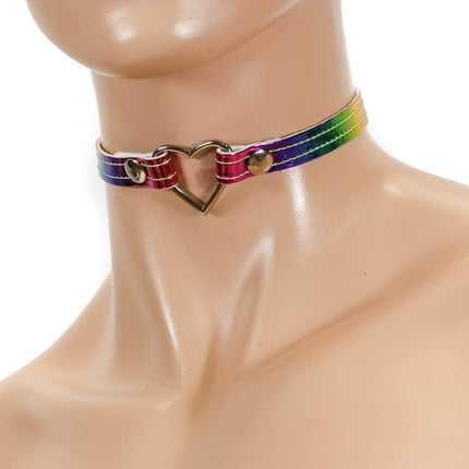 FC224 HOLOGRAPHIC RAINBOW SMALL HEART