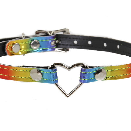 FC224 HOLOGRAPHIC RAINBOW SMALL HEART