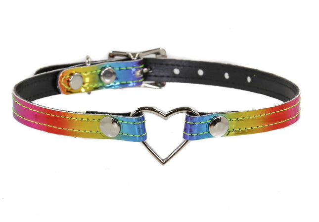 FC224 HOLOGRAPHIC RAINBOW SMALL HEART