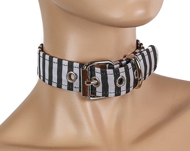 FC556 PLAIN STRIPE CHOKER
