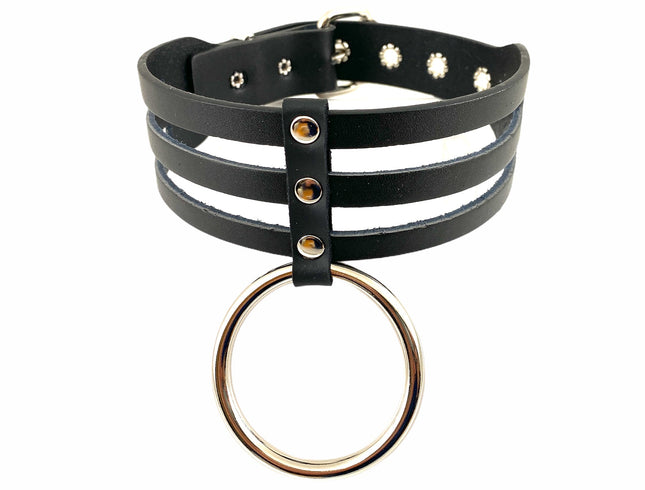 FC562 3 LINE ONE RING SUB BONDAGE COLLAR